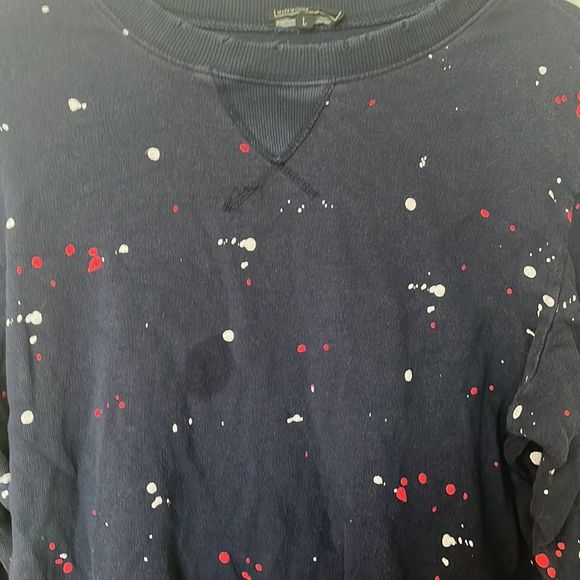 Distressed paint splat sweatshirt - Picture 2 of 6